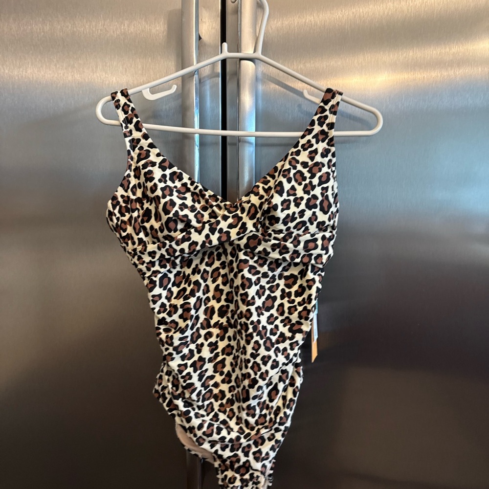 Kona Sol Leopard Print Swimsuit